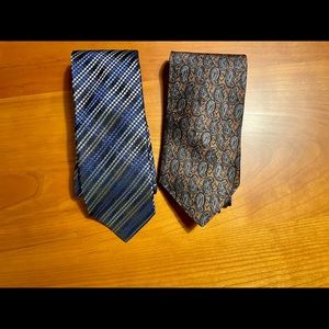 Missoni & Bugatti Italian silk ties.  Exceptional. Price includes both.